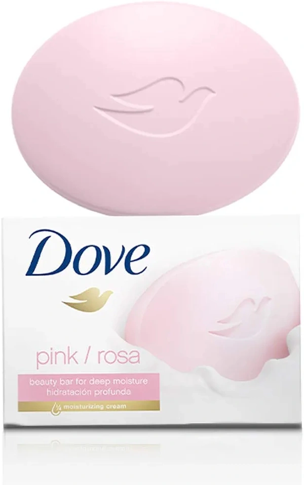 Dove Pink Beauty Bathing Bar For Soft , Smooth , Glowing Skin - 100g