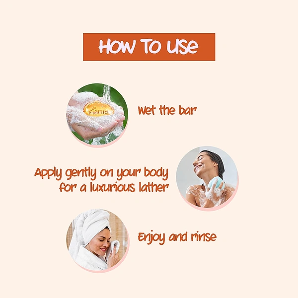 Fiama Gel Bar | Peach & Avocado Soap - 125g