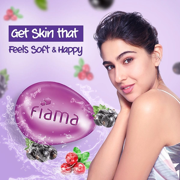 Fiama Gel Bar | Blackcurrant & Bearberry Soap - 125g