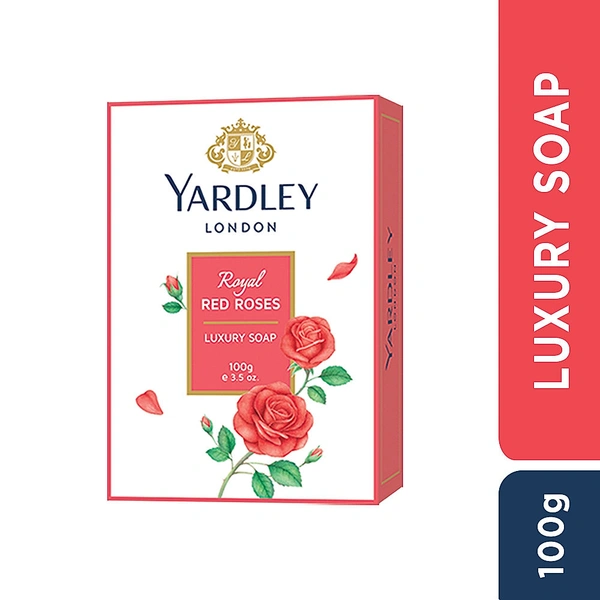 Yardley London Royal Red Roses Luxury Soap  - 100g