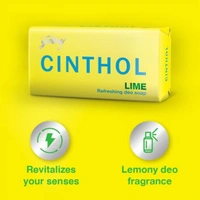 Cinthol Lime Refreshing Deo Soap - 75g(Pack Of 4)