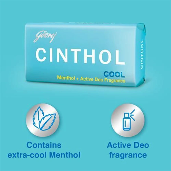 Cinthol Cool Soap - 10(Pack Of 12pcs)