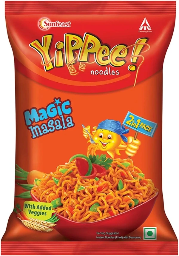Sunfeast Yippee Vegetarian Noodles - Magic Masala  - 140g