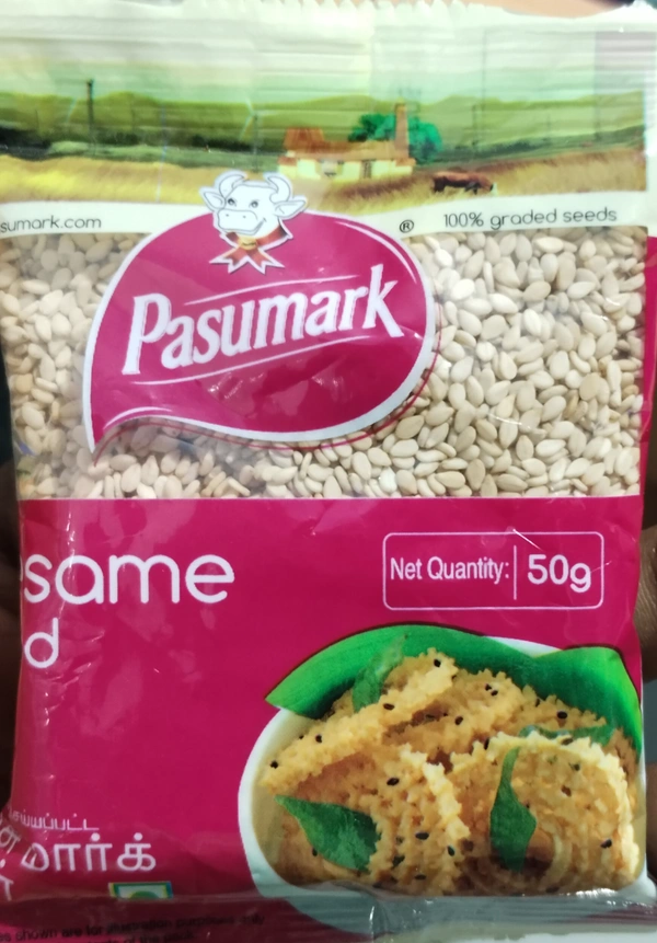 Pasumark Sesame Seed White | வெள்ளை எள்  - 50g