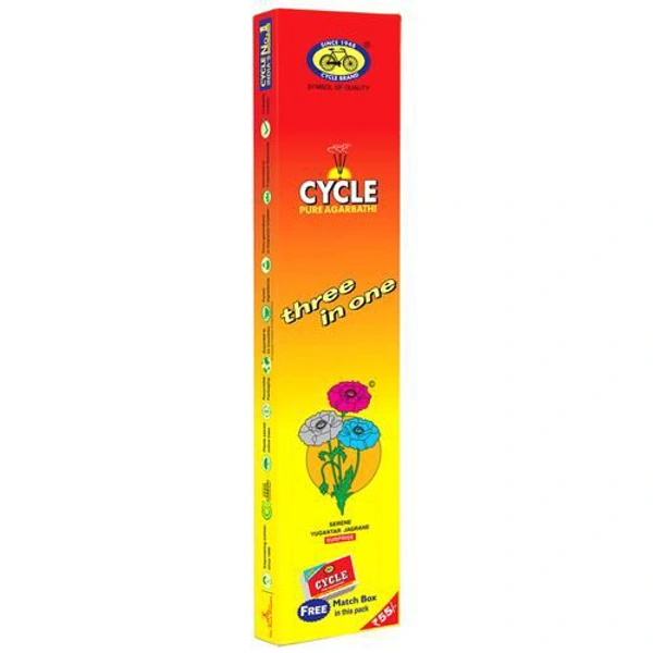 Cycle Brand Three In One Agarbatti  - 55rs