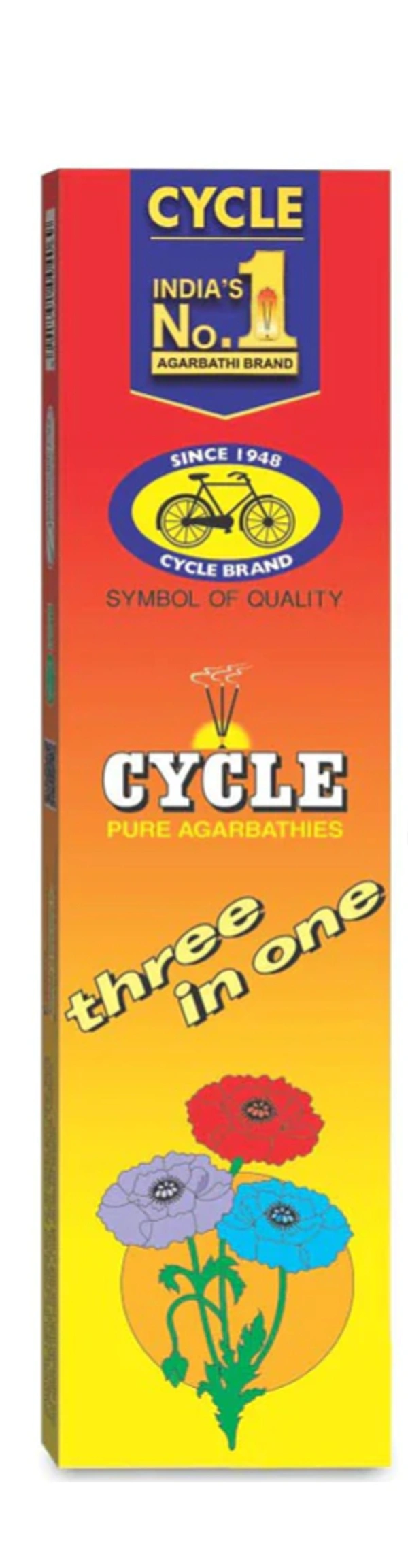 Cycle Brand Three In One Agarbatti  - 30rs