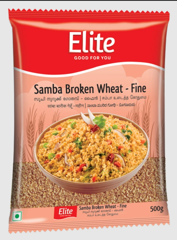 Elite Samba Broken Wheat - Fine | சம்பா உடைத்த கோதுமை - 500g