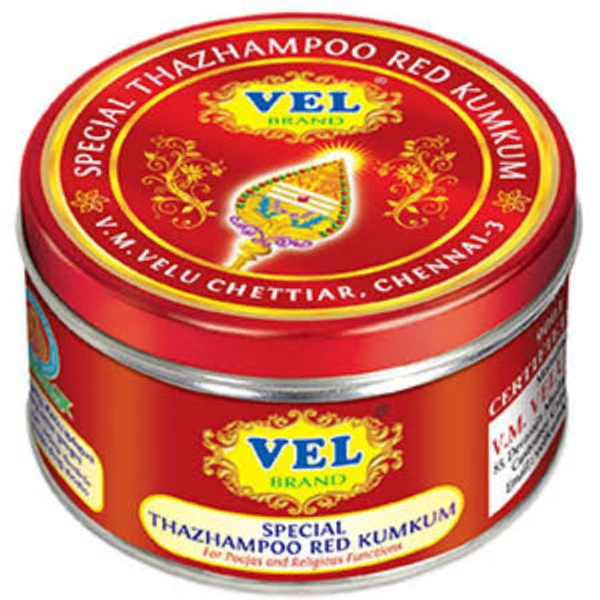 Vel Brand Special Thazhampoo Kumkum | கும்குமம்  - 30g