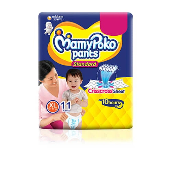 MamyPoko Pants Standard | XL 12-17kg - 11 Count