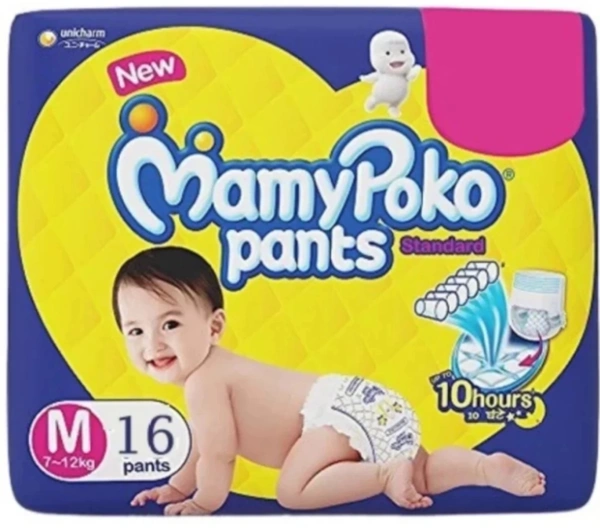MamyPoko Pants Standard | M 7-12kg - 16 Count