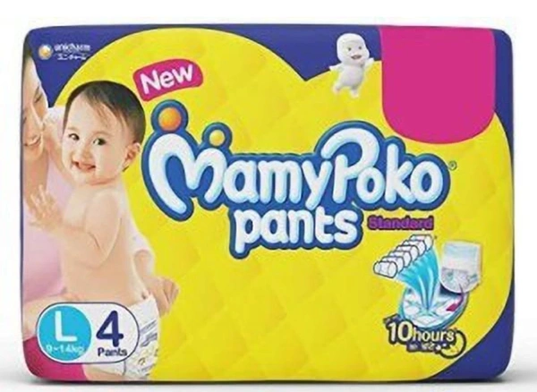 MamyPoko Pants Standard | L Size | 9-14kg - 4 Count