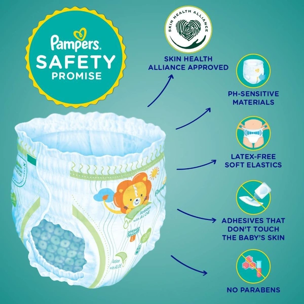 Pampers Medium Size M | 7-12kg | Diaper Pants - 6 Pants