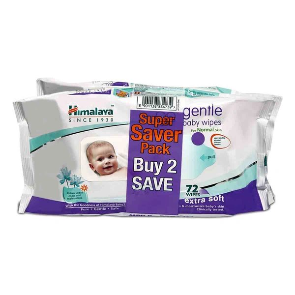 Himalaya Gentle Baby Wipes  - 144 Wipes
