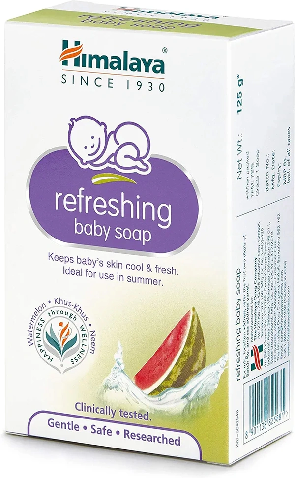 Himalaya Refreshing Baby Soap - 125g