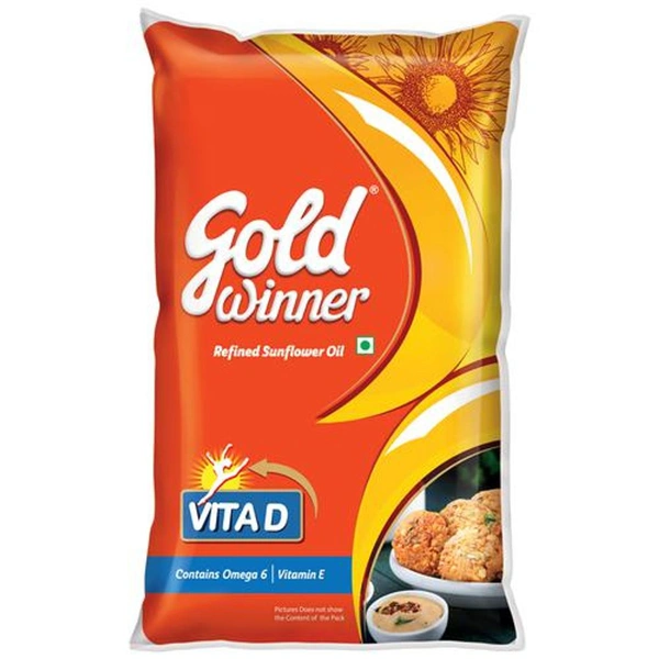 Gold Winner Refined  Sunflower Oil - 1L