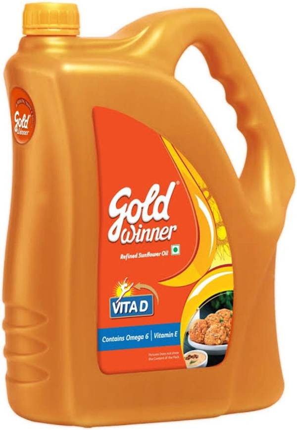 Gold Winner Refined  Sunflower Oil - 5L