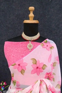 Saree - White