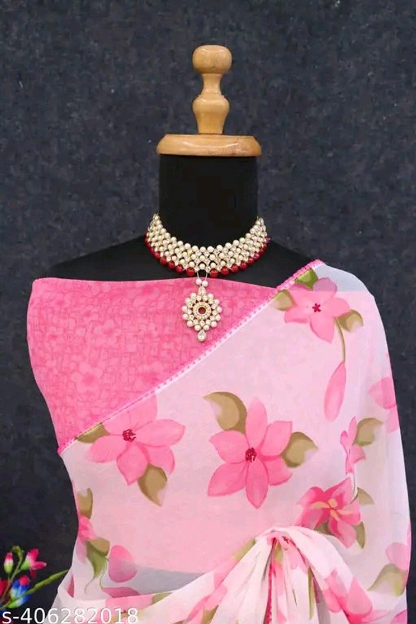 Saree - White