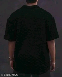 Man's Half Sleeve Shirt  - Black, S M L Xl