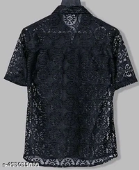 Man's Half Sleeve Shirt  - Black, S M L Xl