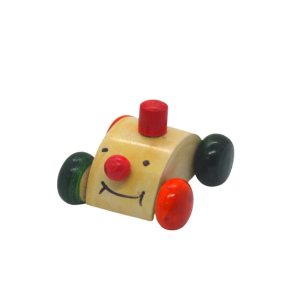 Wooden Handmade Jocker Car For Kids Little Small Car Toy - Free Size