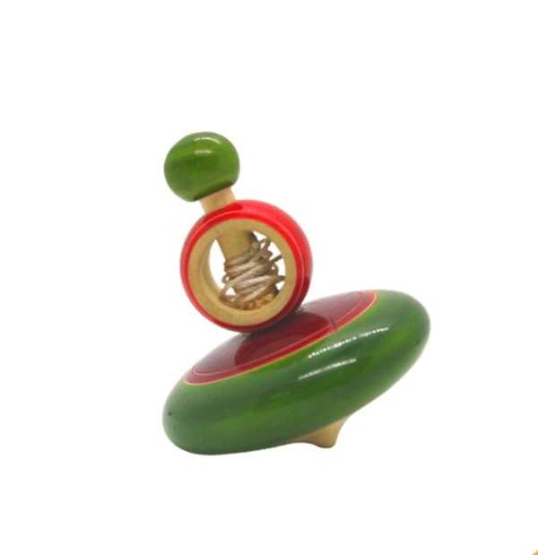 Wooden Made Wing Top Flat ( Pamparam ) Wooden Spinner Toy For Kids - Free Size