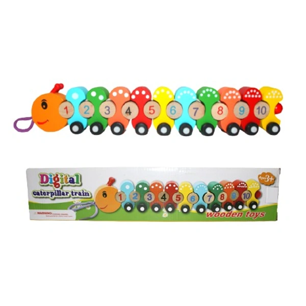 Train Set for Kids and Toddlers Alphabet and Number Train (1 to 10 Caterpillar Train) - Free Size