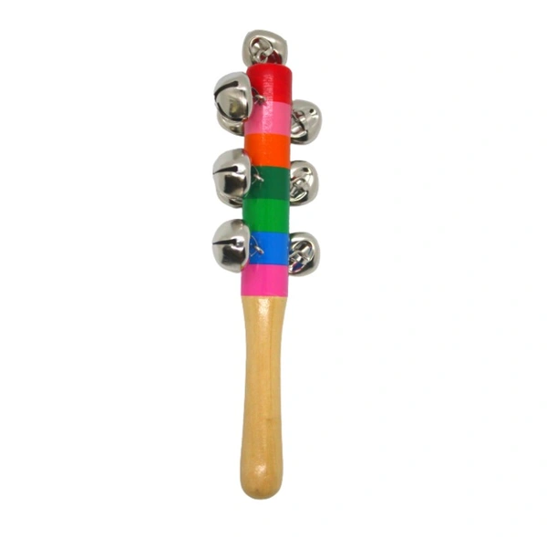 Wooden Handmade Rattles For Kids and New Born Babies Eco Friendly Musical Toys - Free Size, 10x10x10