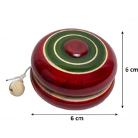 Handmade Wooden Yoyo Swing Spinner Pack of 2 Yoyo Spinner For Kids Sports Toy - 10x10x10