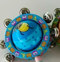 Wooden Jingle Bell Ball Rattle For New Born Babies Wooden Handmade Rattles - 10x10x10