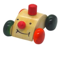 Wooden Traditional Organic Eco-Friendly Jumbo Jocker Car Pack of 1pcs For Kids  - 10x10x10