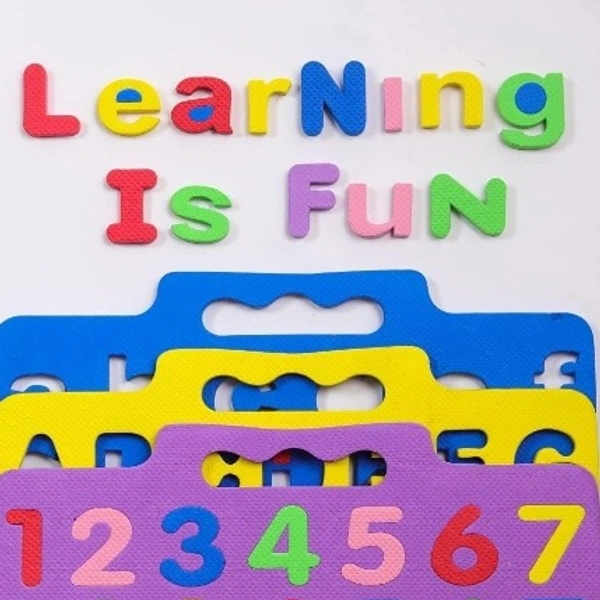 Puzzle Foam Learning Alphabets and Number For Kids Learning Kit For Kids Pack of 1pcs - 20x20x5