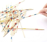 Pickup Sticks | Wooden 31 Pick-Up Sticks | Best Return Gift | Fun Family Indoor Board Game for Adults and Kids 5+ Years (Pack of 1) - 10x10x10
