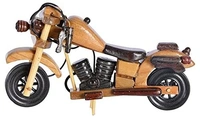 Wooden Royal Enfield Bike with Side Stand Multicolor Medium Size Pack of  - 10x10x10