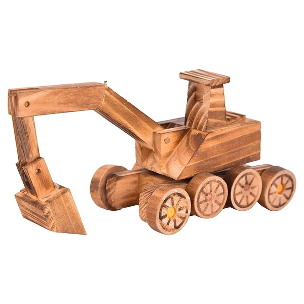 Handmade Wooden Crain Toy with Antique Design for Kids II Home Decor showpiece- Kids Room, Study Room, Guest Room II Gift Ideal - 10x10x10