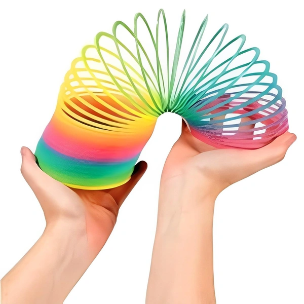 Spring Fun Activity Stress Relief Toy for Kids Adults of All Age Group, for Birthdays, Compact and Portable Easy to Carry - 10x10x10