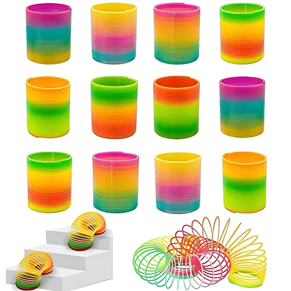 Spring Fun Activity Stress Relief Toy for Kids Adults of All Age Group, for Birthdays, Compact and Portable Easy to Carry - 10x10x10