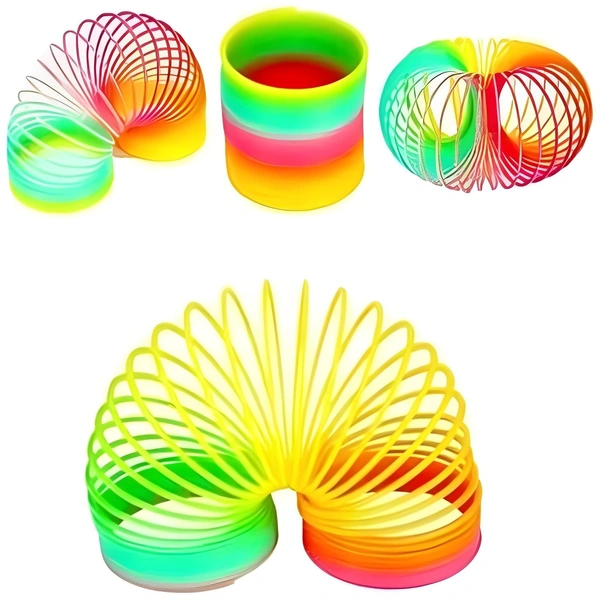 Spring Fun Activity Stress Relief Toy for Kids Adults of All Age Group, for Birthdays, Compact and Portable Easy to Carry - 10x10x10