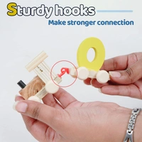 Handicraft Wooden Digits 0 to 9 Number Train | Digits Number 0 to 9 Wooden Toy Train for Early Educational Kids - 10x10x10