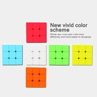 Rubik Cubes 3x3 High Speed Sticker Less Magic Puzzle Cube Game Toy (3x3) - 10x10x10