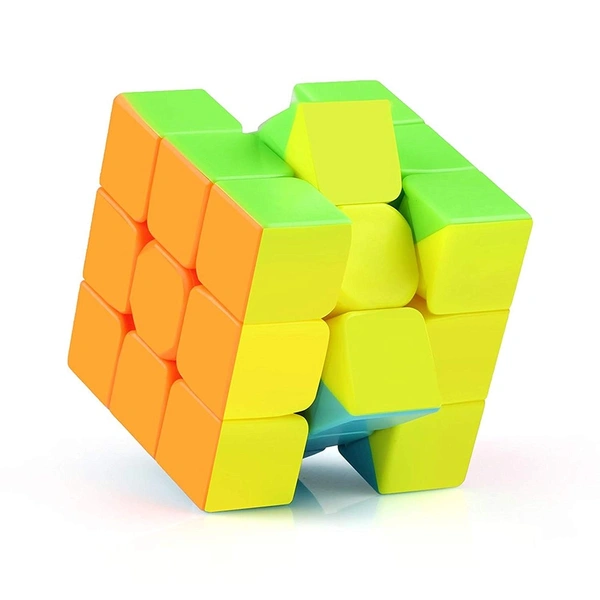 Rubik Cubes 3x3 High Speed Sticker Less Magic Puzzle Cube Game Toy (3x3) - 10x10x10