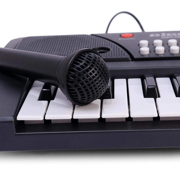 Key Piano for Kids Instrumental Piano With Mic Dc Power Option Recording (Charger not Included) - 40x20x10