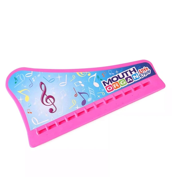 Musical Mouth Organ Senior Disney & Marvel Printed Toy Musical Instrument for Kids (Assorted Colours & Designs) - 10x10x5