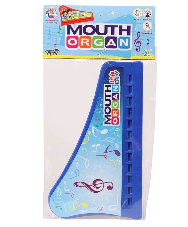Musical Mouth Organ Senior Disney & Marvel Printed Toy Musical Instrument for Kids (Assorted Colours & Designs) - 10x10x5