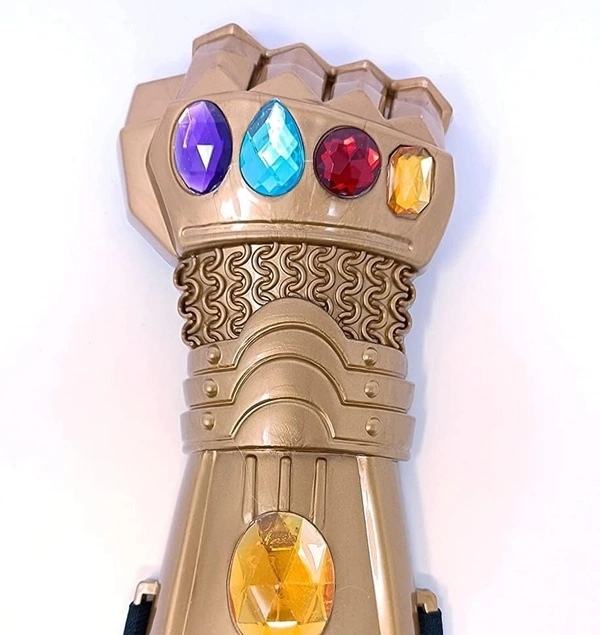 Super Amazing Infinity Gauntlet Toy Set With Super Villain Thanos For Kids Play|Multicolor - 10x10x10
