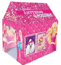 Gamehouse Kids Play Jumbo Size Extremely Light Weight Water Proof Kids Play Tent House for 3 to 8 Year Old Girls&Boys (Made in India) (Barbie),Multicolor, Tent House Theme - 60x20x10