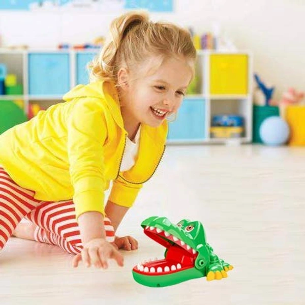 Crocodile Teeth Toys for Kids | Crocodile Biting Finger Games Toddlers Toy | Educational Learning Preschool Toy Dentist Games with Sounds Funny Alligator - 10x10x10