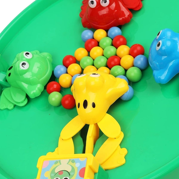 Frog Eat Beans Game-4 Players-61038|Eat The Beans| Hungry Frog Game for Kids| Multiplayer Games | Game for 4 Players| Board Game - 10x10x10