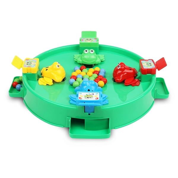 Frog Eat Beans Game-4 Players-61038|Eat The Beans| Hungry Frog Game for Kids| Multiplayer Games | Game for 4 Players| Board Game - 10x10x10