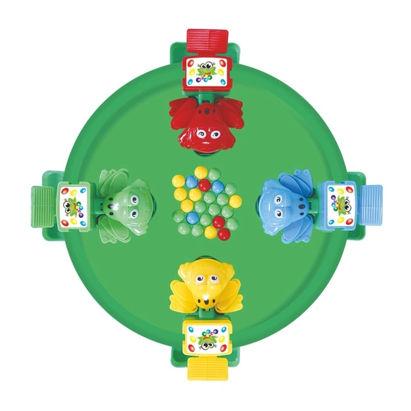 Frog Eat Beans Game-4 Players-61038|Eat The Beans| Hungry Frog Game for Kids| Multiplayer Games | Game for 4 Players| Board Game - 10x10x10